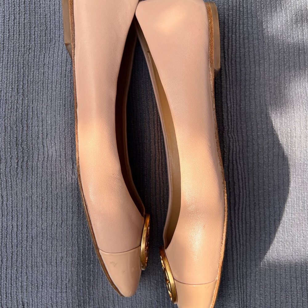 Tory Burch Chelsea Cap Toe Ballet Flat. Size 7.5 - Picture 4 of 7
